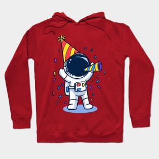 Astronaut Celebrate Birthday Party Hoodie